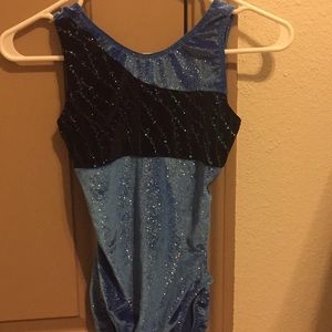 Sparkly Flower AL gymnastics leotard